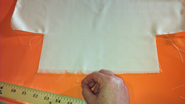Remove threads from tallit fringe