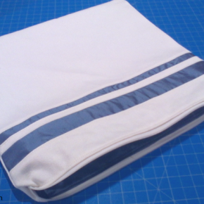 How to Add Stripes to a Tallit Bag with Inset Fabric Strips