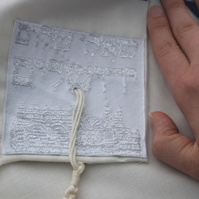 Where do you put the tzitzit holes on your tallit? Follow this ancient rule of thumb