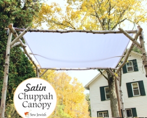 white wedding chuppah canopy