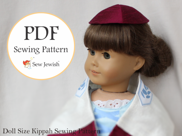 Doll Size Kippah Pattern